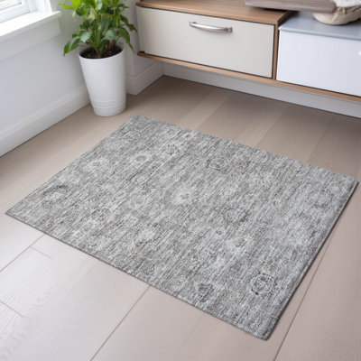Premium Machine Washable Wayne AMF1089 Damask Rug