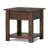 Wyandotte Monroe 22"W Solid Acacia Wood Rustic End Table with Drawer and Shelf-1741552874-1647067989