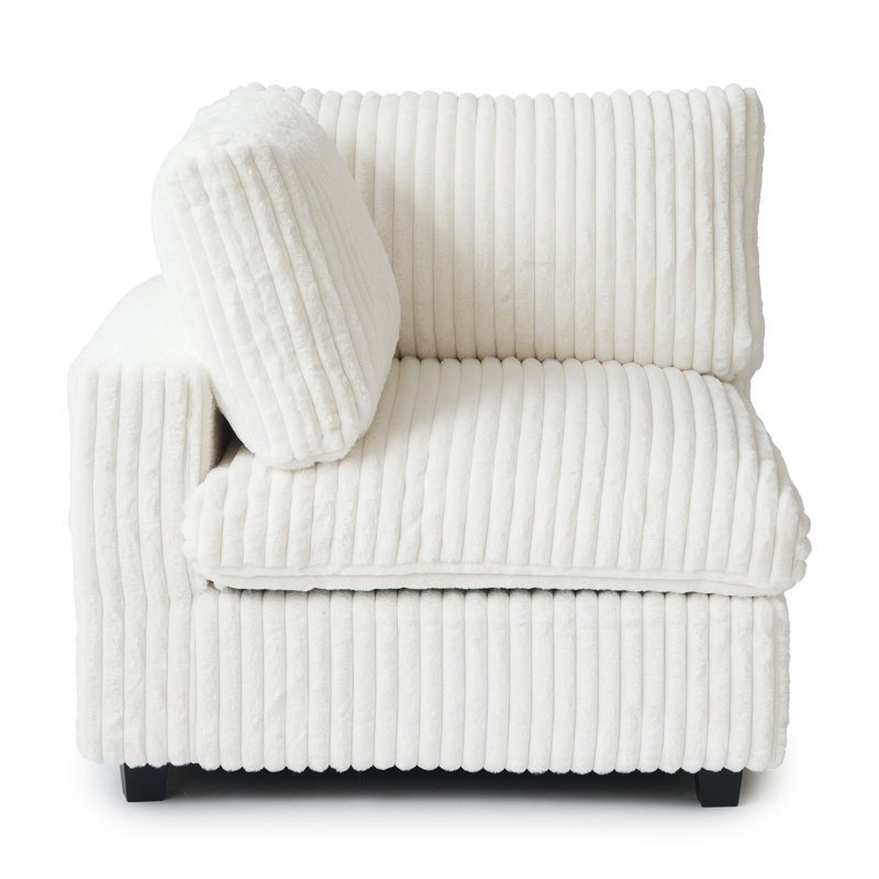 Fauteuil d'angle, Beige