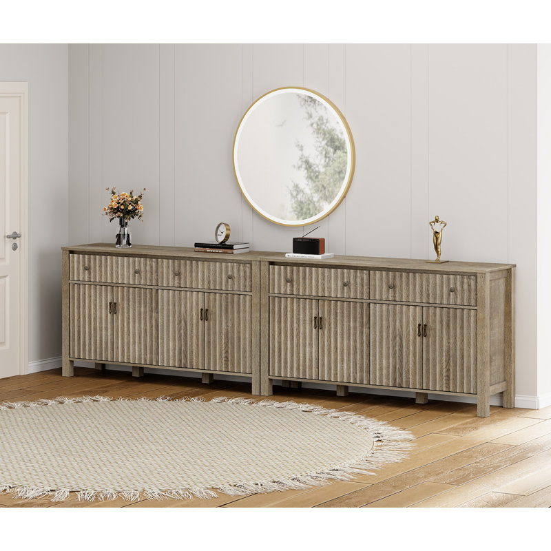 114'' W 4 - Drawer Dresser