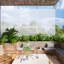 Harmon 4 ft. W Laser Cut Metal Privacy Screen-65654535
