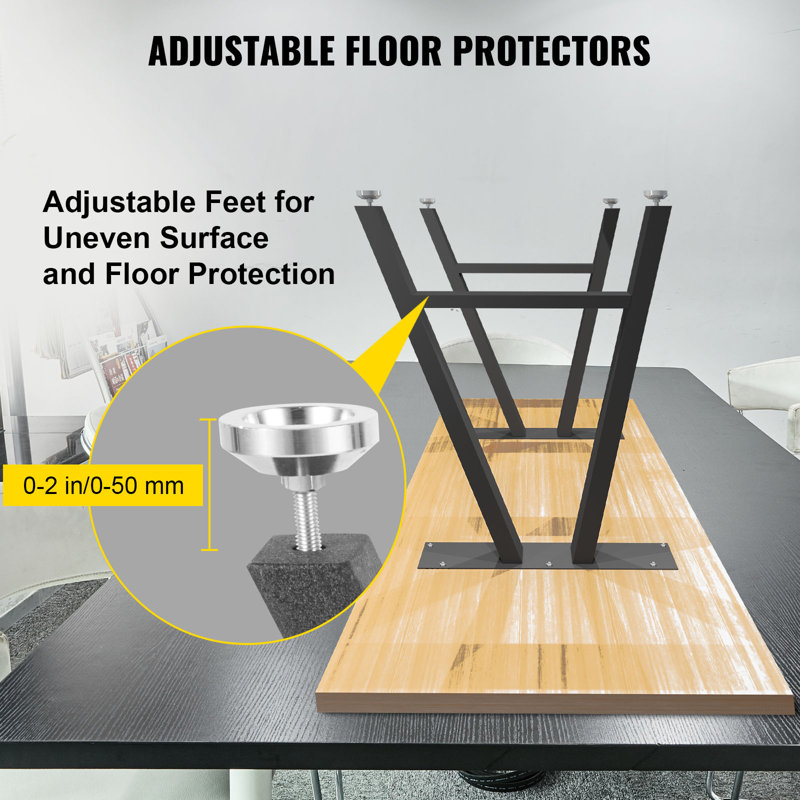 Table Leg, 28" H x 17.7" W x 1.3" D