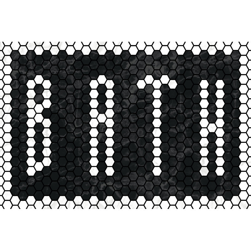 Bath Tiles Inverted by Wild Apple Portfolio - Wrapped Canvas Print, 61cm H x 91cm W x 3.8cm D