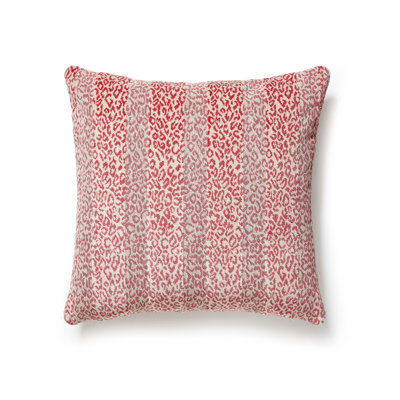 Corbet Animal Print Cotton Reversible Throw Pillow