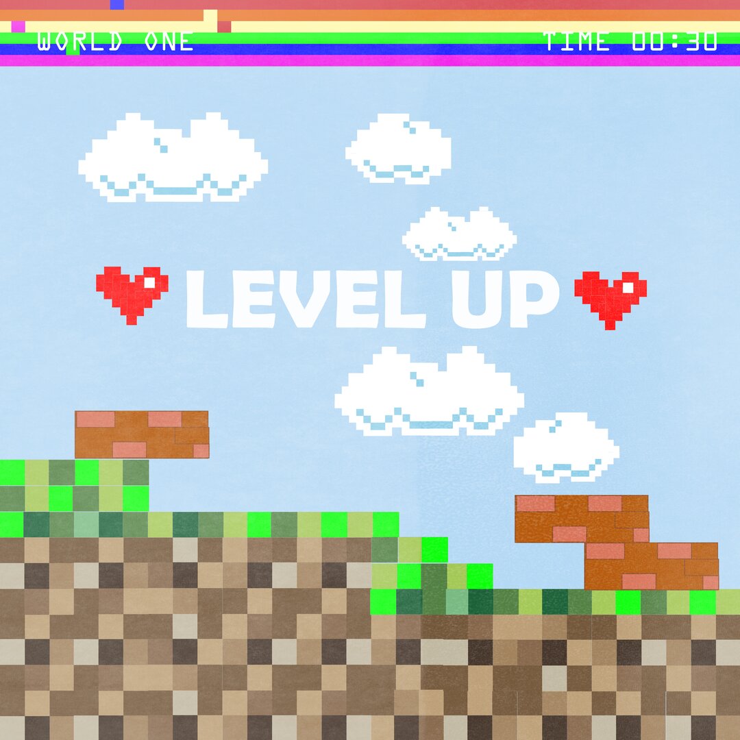 Leinwandbild Level Up I von Jennifer Paxton Parker