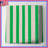 Green White Vertical Stripes Bedding Stripes Bedspread Pattern-123584109