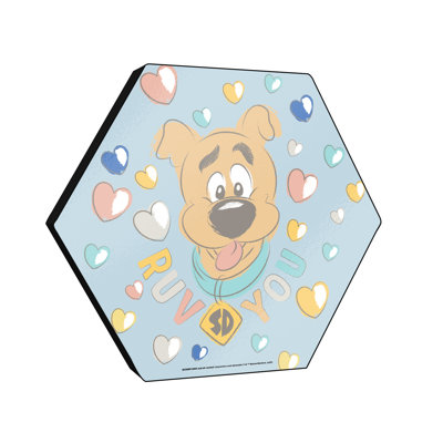 Scooby-Doo (Ruv You) Knexagon Wood Print