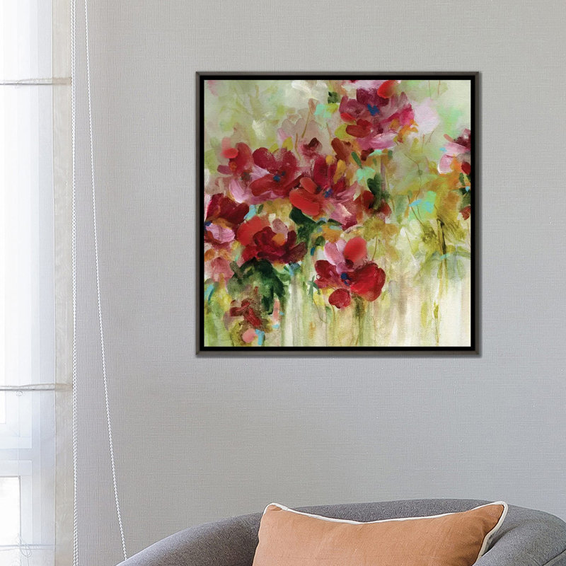 " Garden Play II " by Carol Robinson, Wrapped Canvas, 26" H x 26" W x 1.5" D