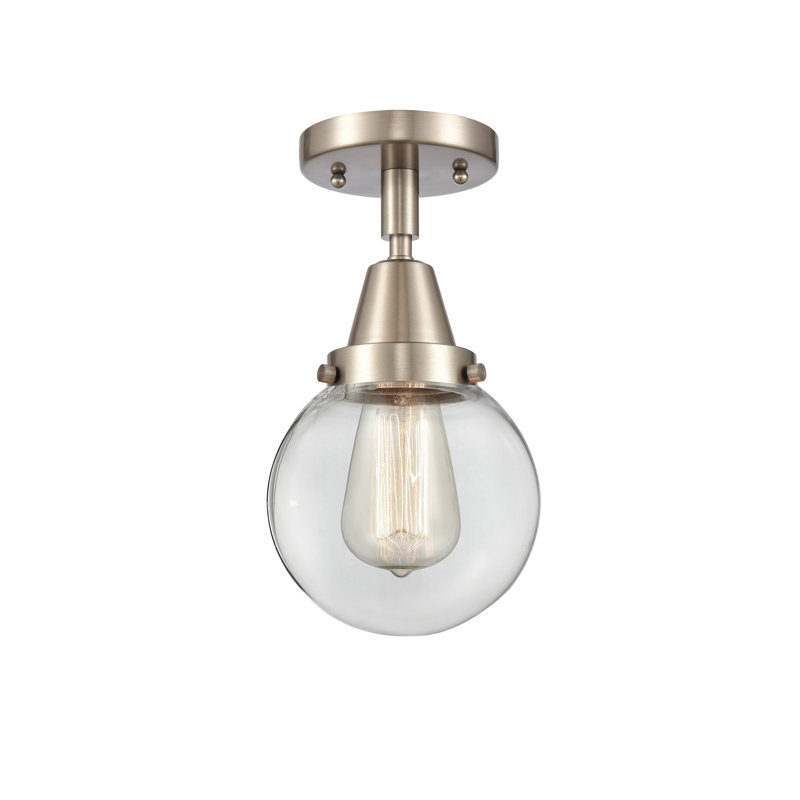 Alphonsa Flush Mount, Led, No, Brushed Satin Nickel