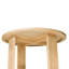 Ensemble de table de salle à manger en bois massif 5 pièces avec chaises rembourrées Eichorn