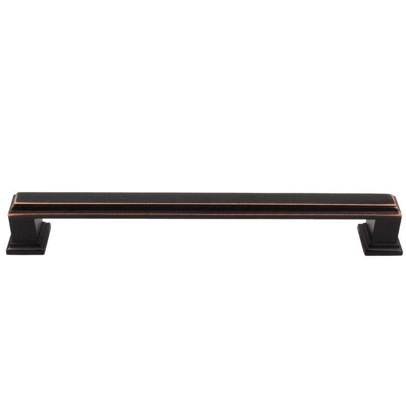 Poignée barre 6 5/16 po Cabinet, Bronze vintage