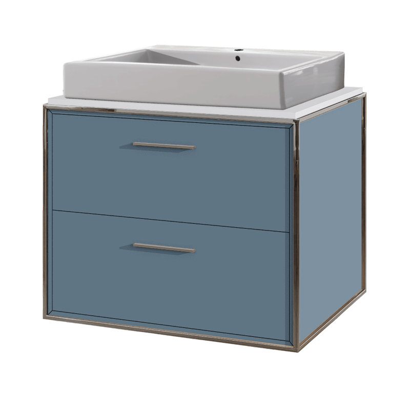 Aquaplane 22'' L Bathroom Sink, Single Hole