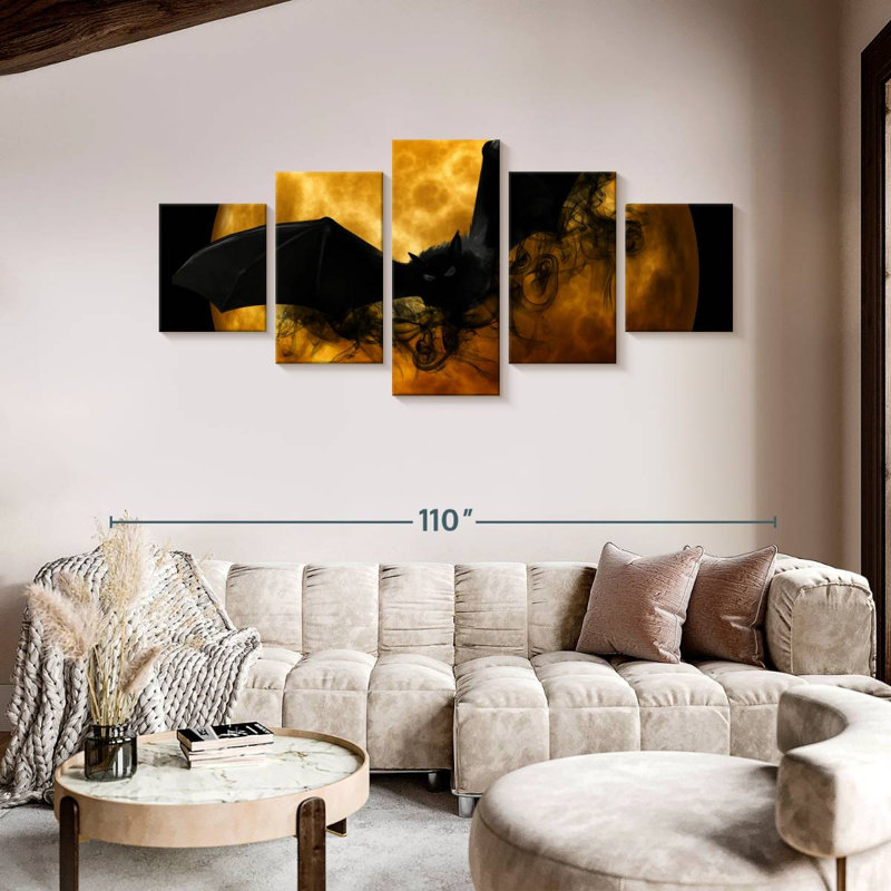Demon Bat, 42" H x 92" W