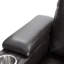 Fauteuil inclinable Power Motion avec port de charge USB, rangement pour bras cachés, 2 porte-gobelets et plateau pivotant à 360 °-1220761492