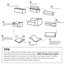 Canapé modulaire convertible convertible en microfibre