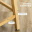 2 chaises à hauteur de bar, siège de 30 po, pivotant à 180 °, couleur grise, repose-pieds en bois massif, tabourets pivotants à boutons à 180 degrés, 2, hauteur de siège, avec repose-pieds et