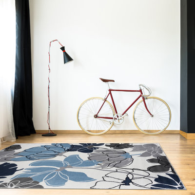 Laguna Billyray Floral Blue Area Rug