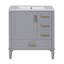 Meuble-lavabo 30 po avec lavabo en céramique-554210600