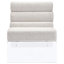 Chaise rembourrée en acrylique Freeman Boucle-306300254