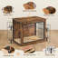 Dog Crate Furniture with 2 Doors-1564372195-1562182193