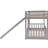 Gray Twin Over Bunk Bed With And Slide - Bedroom Upgrade In Maximize Space & Fun-533384232