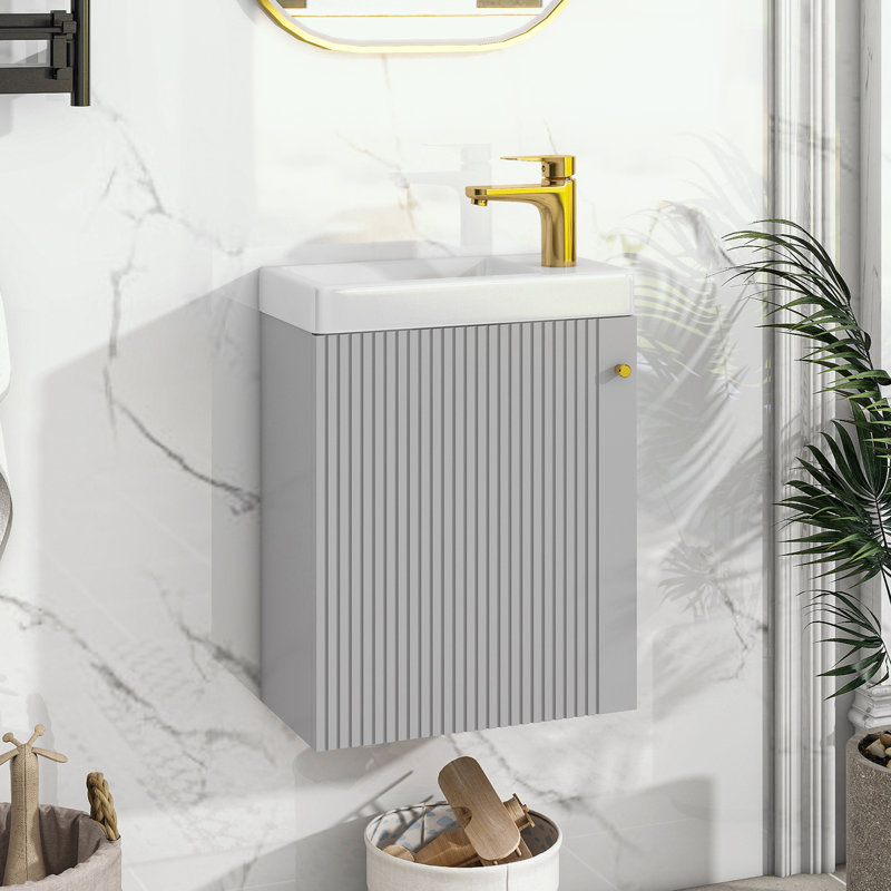 Danuj Bathroom Cabinet, Gray