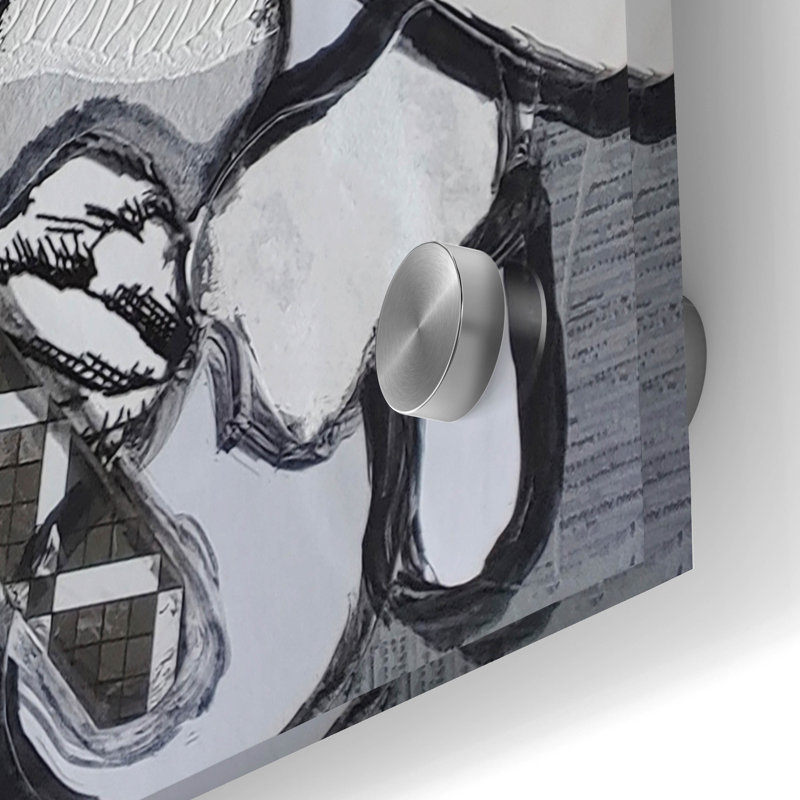 Art mural en verre Licorice and Lemon Drops 2 'par Coco Good, H 36 po x l 24 po x P 0,2 po