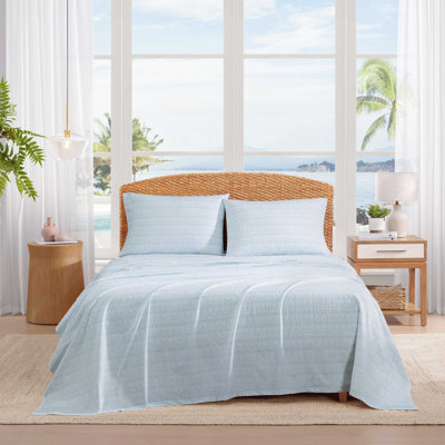 Ensemble de draps en coton percale Tommy Bahama