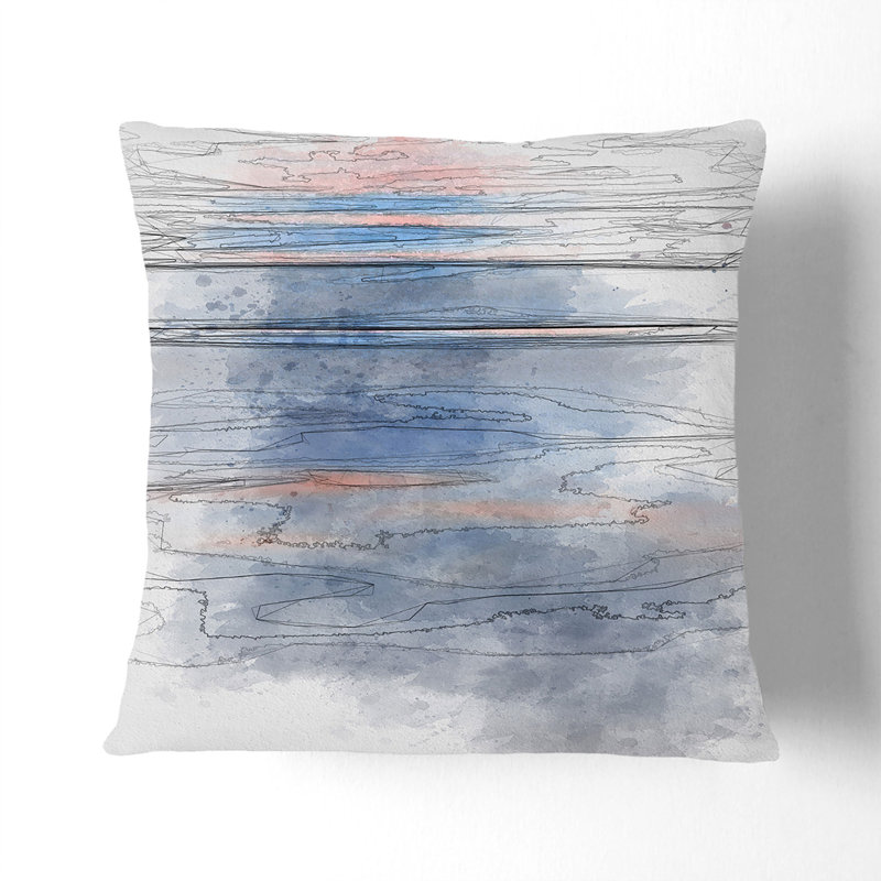 Square Throw Cushion, 40cm H x 40cm W x 15cm D, Black