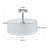 Eissa Fabric Semi Flush Mount