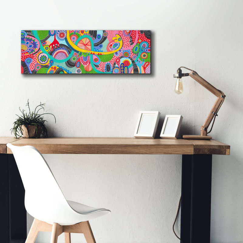 Epic Graffiti 'River Adventures' by Hello Angel Canvas Wall Art