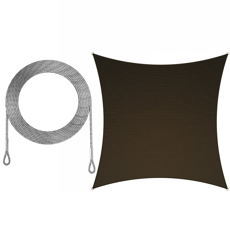 Square Shade Sail, Brown, 10ft. x 10ft.
