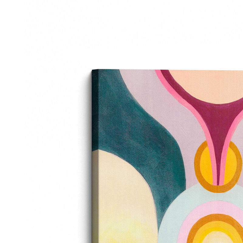 «Chakra Sunset I» par Grace Popp, reproduction d'art sur toile, H 18 po x l 12 po