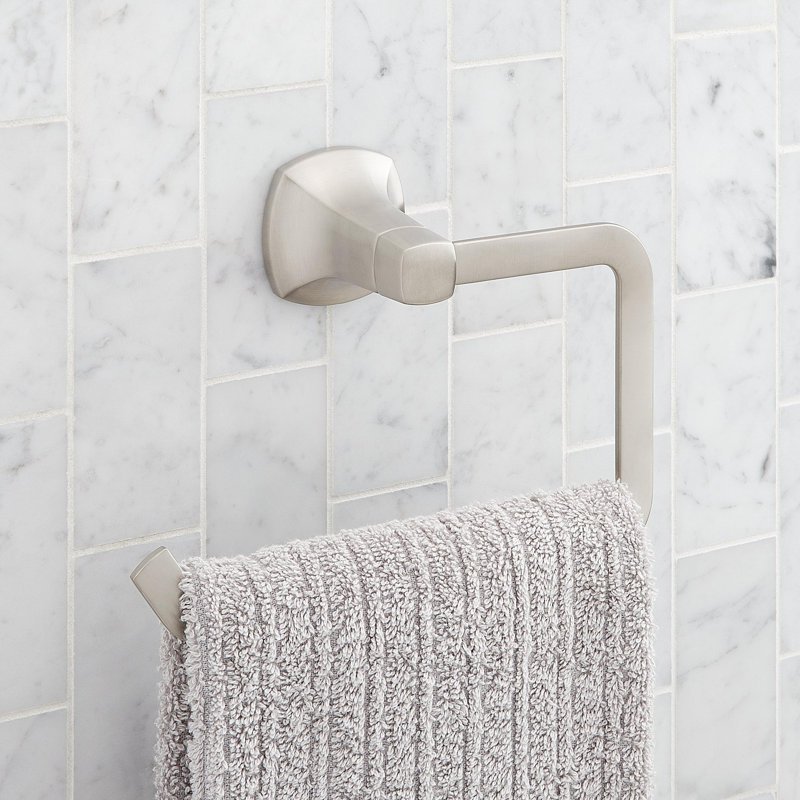 Sefina Towel Ring, Brushed Nickel