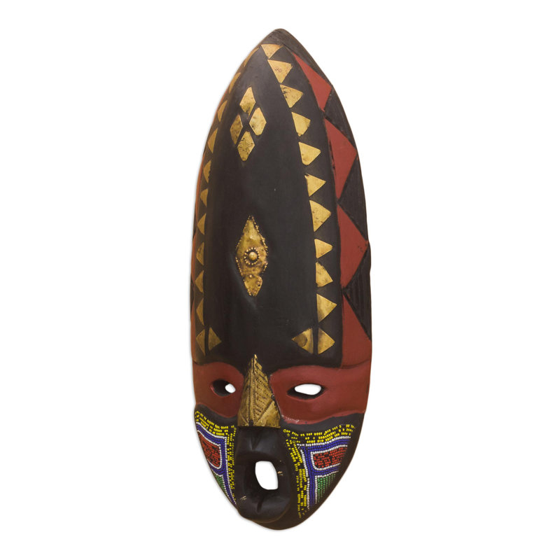 Sculpture togolaise en bois d'épouvantail