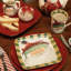 Old St. Nick Handmade Earthenware Salad/Dessert Plate