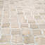 Carrelage mosaïque en marbre poli 11 po x 13 po Tivoli