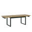 Ambrette Extendable Metal Base Dining Table-1313465734-1313465735