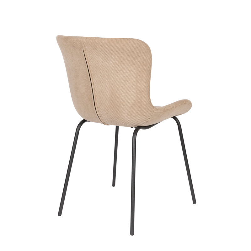 Junzo Upholstered Dining Chair, Brown