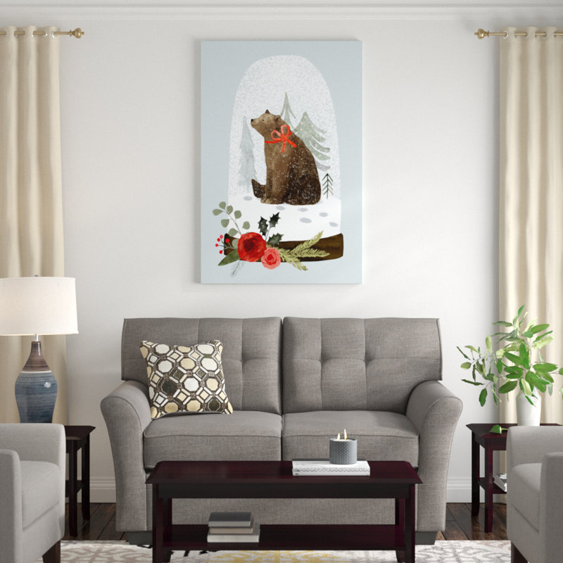 Snow Globe Village IV by Victoria Barnes - Graphic Art Print, 122cm H x 81cm W x 3.18cm D, Wrapped Canvas