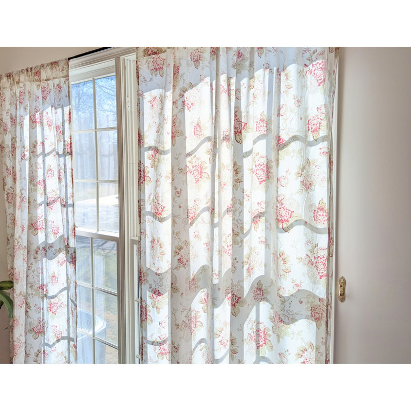 Semi Sheer Curtain Pair, 54" W x 94" L