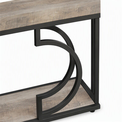 C Table, table de chevet moderne avec structure en métal