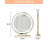 19 Inch Vanity Mirror With Lights, Round Large LED Vanity Mirror With Smart Touch 3 Colours Dimmable, Touch Lighting-1233570795