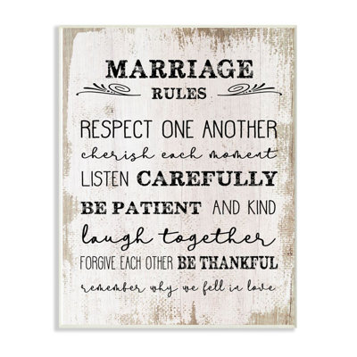 « mariage rules », art de texture