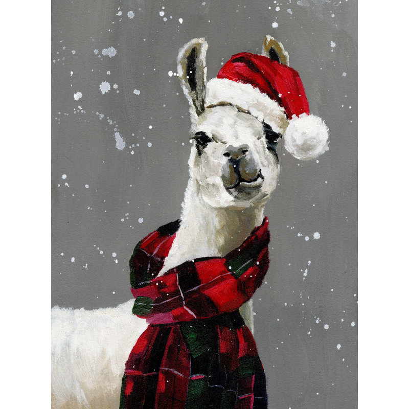 " The Llama " Painting Print, 16" H x 12" W