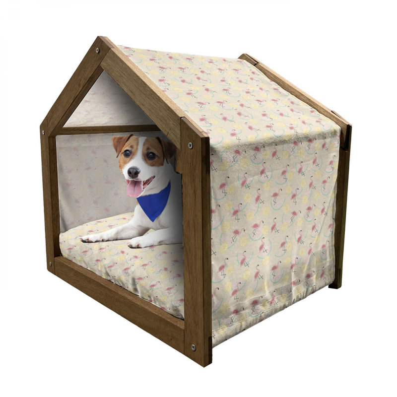 Niche pour chien en bois, H 22,44 po x l 23,62 po x P 17,72 po