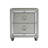 CHLOE GEMSTONE SILVER NIGHTSTAND