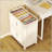 19.69" Side Wide Folding Storage Cabinet ,5 Tiers,19.69"×11.81"×50.00",Collapsible Storage Bins with Magnetic Door, Plastic Storage Cabinet with Wheels, Closet organizers and Storage Containers-1461481930