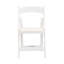 Chaise rembourrée pliante, peu encombrante, facile à transporter, 4 pièces, coussin beige / tablette blanche - salle à manger-1020428061