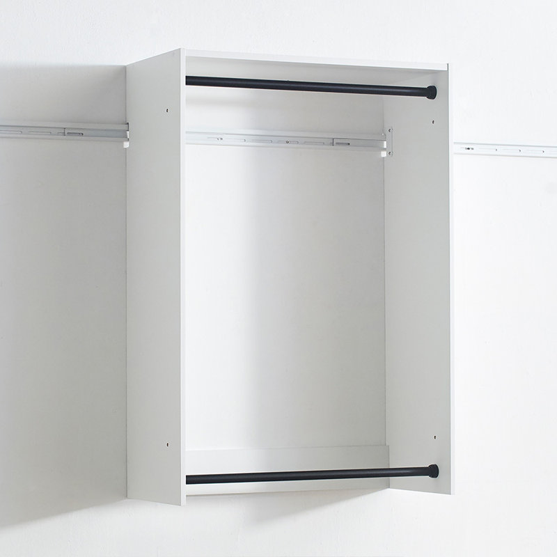 Rookwood Wall Mounted Wood Closet System, White